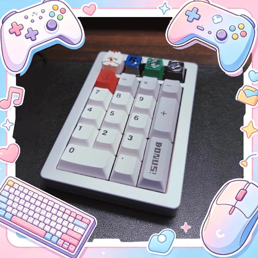 Laptop Accessories Gifts For Men - ชุดคีย์แพดไร้สาย Weikav STARS21 PAD Mini RGB