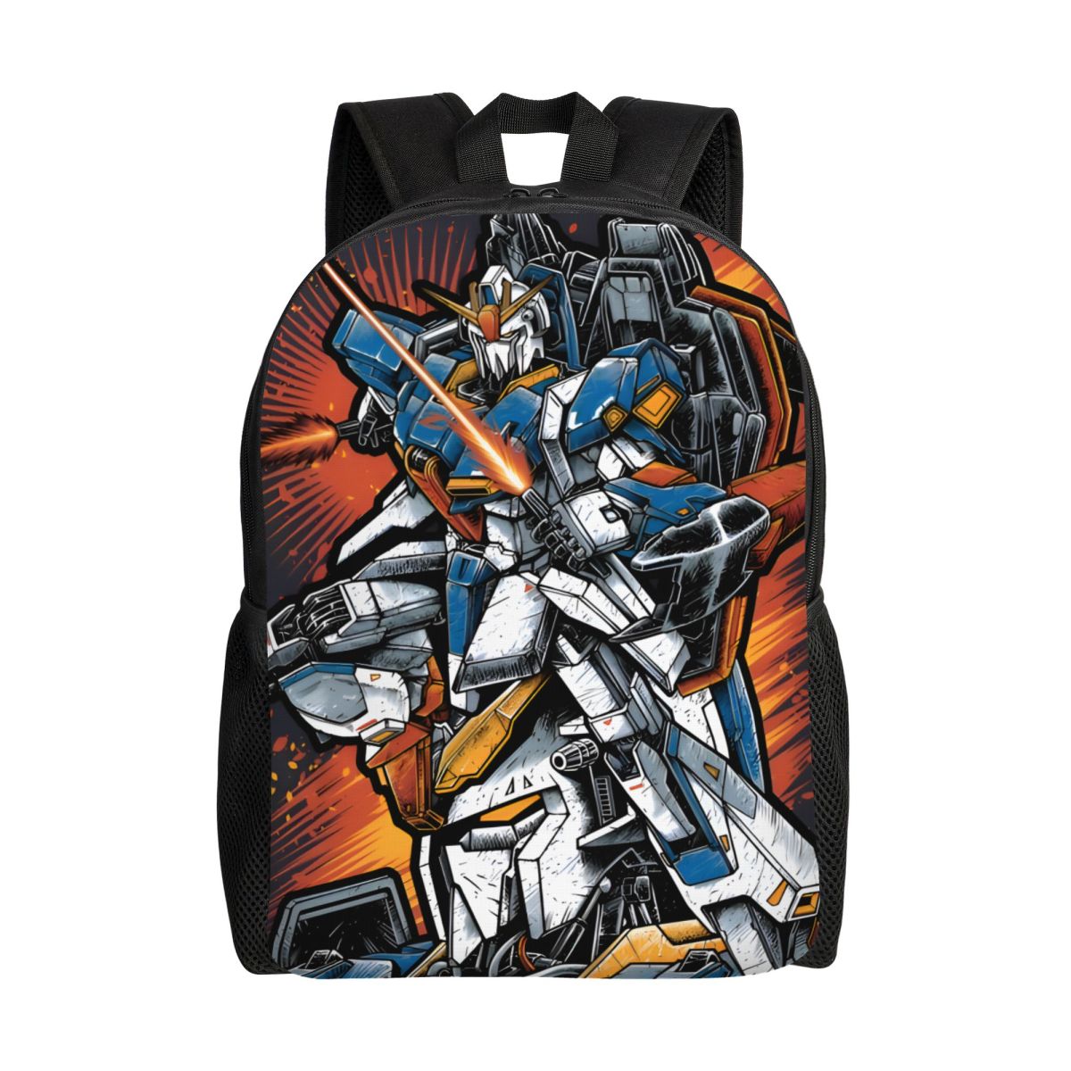 Laptop Accessories 3D Print - 3D พิมพ์ G-Gundams Mangas กระเป๋าเป้สะพายหลังสำหรับชายหญิงโรงเรียนภาพยนตร์กระเป๋าเดินทางวิทยาลัยกระเป๋าผู้ชายผู้หญิงกระเป๋าหนังสือเหมาะกับแล็ปท็อปขนาด 15