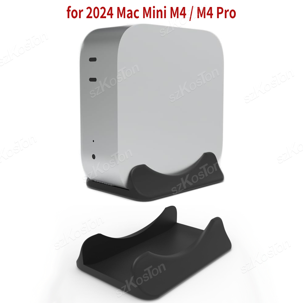 Laptop Accessories 3D Print - ขาตั้งแนวตั้งสําหรับ 2024 Mac Mini M4 คอมพิวเตอร์เดสก์ท็อป
