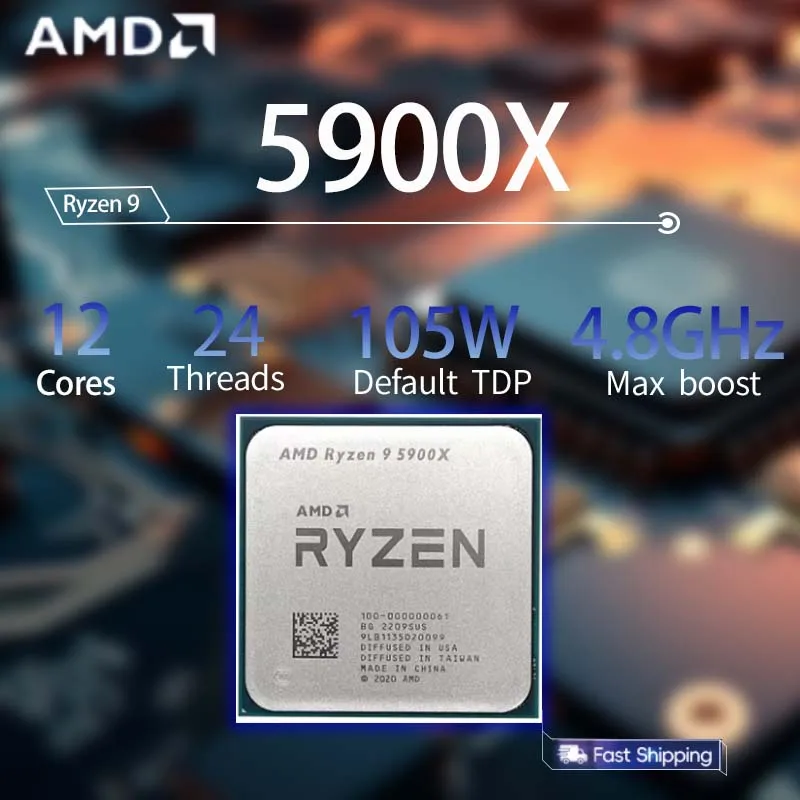 AMD Ryzen 9 5900X R9 5900X 3.7 - Amd Cpu Ryzen 9 บทวิจารณ์และราคา
