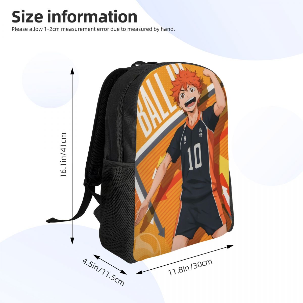 3D พิมพ์ลาย H-Haikyuues กระเป๋ - Laptop Accessories 3D Print บทวิจารณ์และราคา