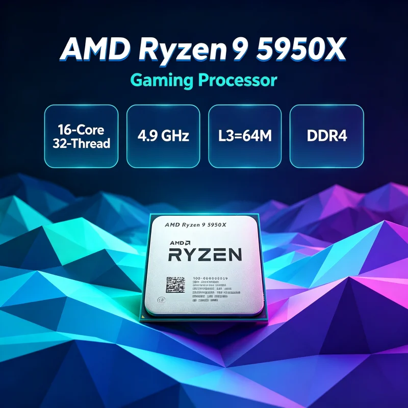 AMD Ryzen 9 5950X ซีพียูสำหรับ - Amd Cpu Ryzen 9 บทวิจารณ์และราคา
